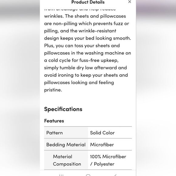 Juicy Couture The Rose Collection Silky Satin 4-PC King Sheet Set- Pink - Picture 9 of 13